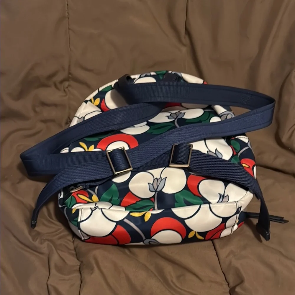 NWOT-Kate Spade Dawn Breezy Floral Backpack - Blue and Red